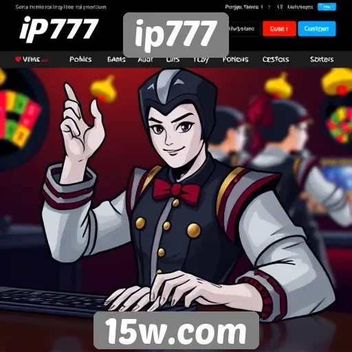 Exploração das funcionalidades do site ip777